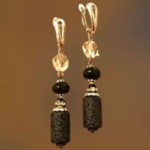 NWT AtriaMinerals Natural gemstone Earrings